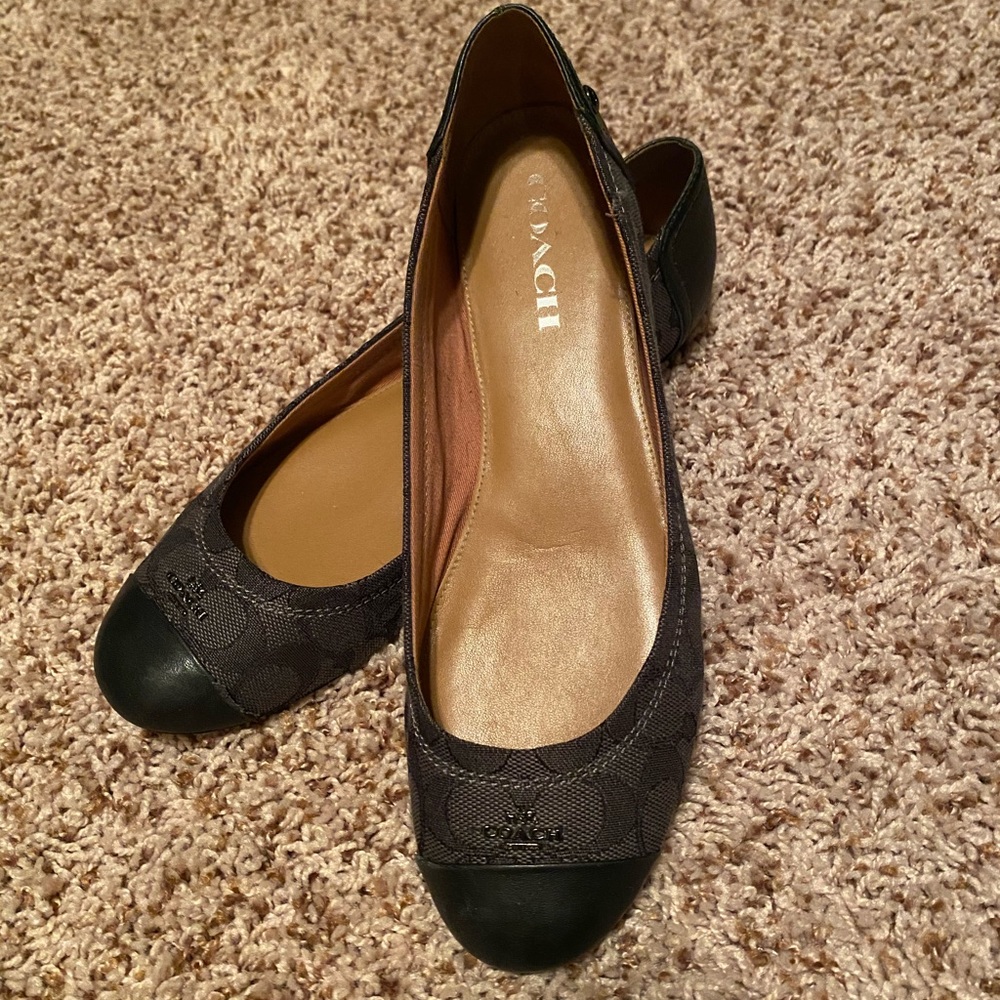 Coach Leather Flats
